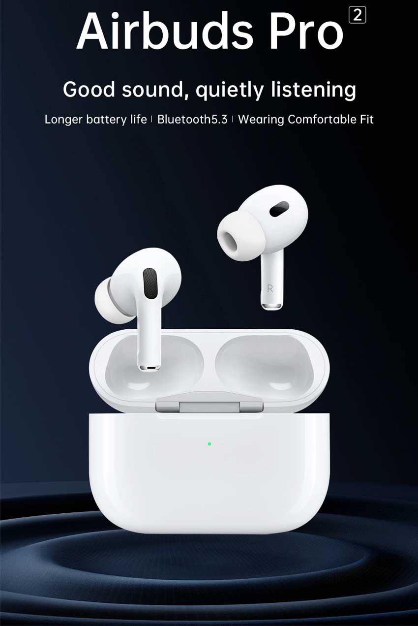 Airbuds Pro 2 – Wireless Earbuds with Deep Bass & Noise Reduction